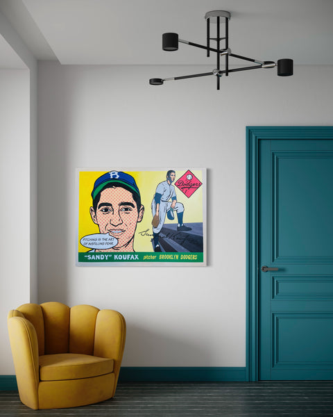 Sandy Koufax 1955, 2023 “Holy Grails” Series.