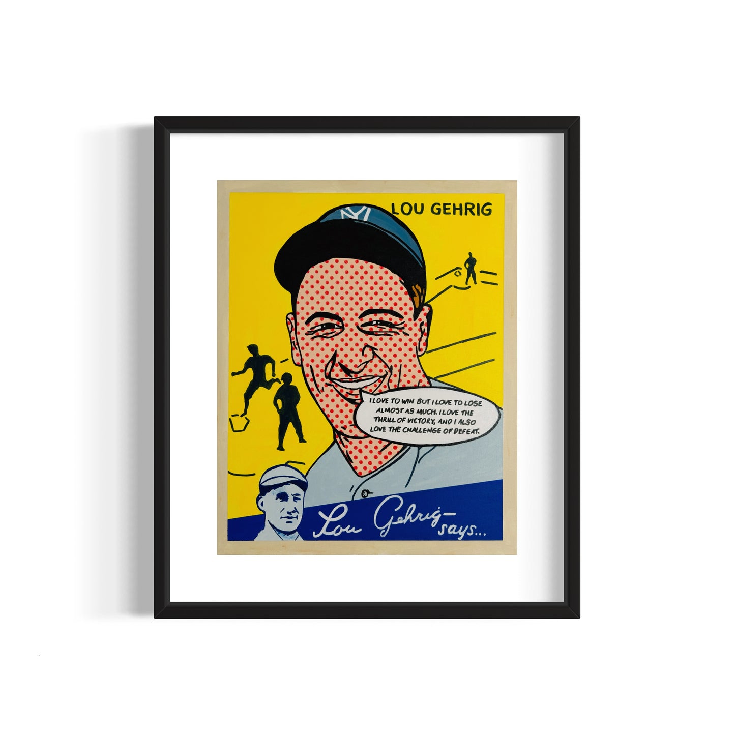 Lou Gehrig 1934, 2023 Giclee Print