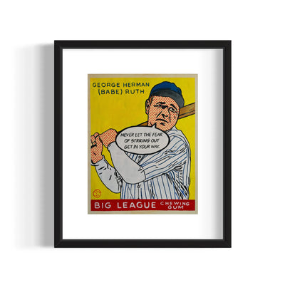 Babe Ruth Goudey, 2023 Giclee Print