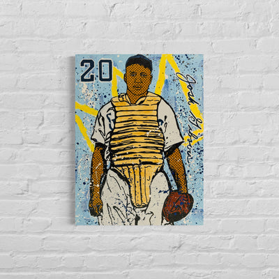 Josh Gibson, 2023. Original 1/1 Art on 18x24x1.5in canvas.