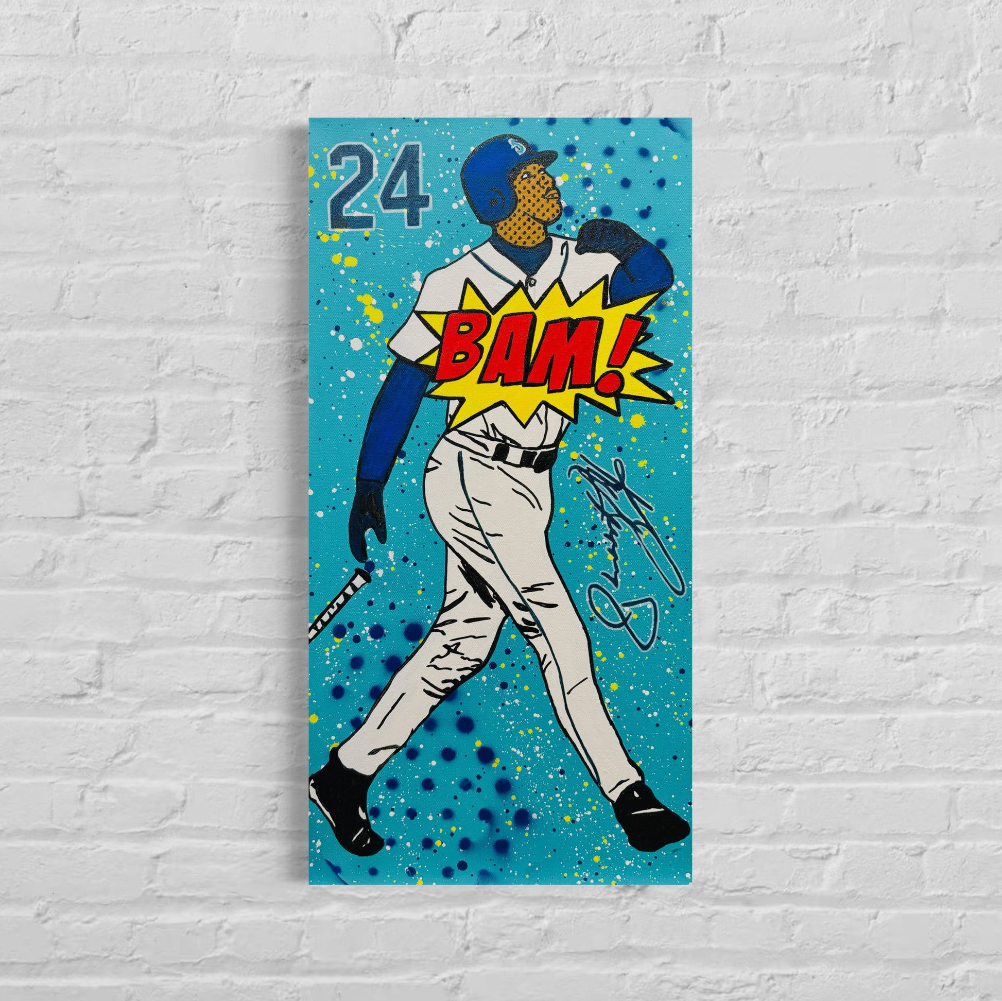 Ken Griffey Jr. (BAM!), 2024. Brad Davis Art