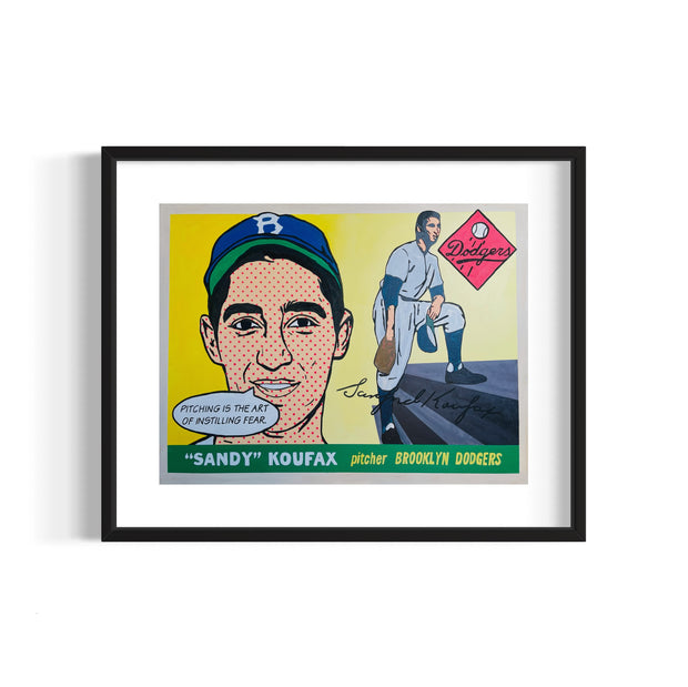 Sandy Koufax 1955 “Holy Grails” Series, 2024 Giclee Print