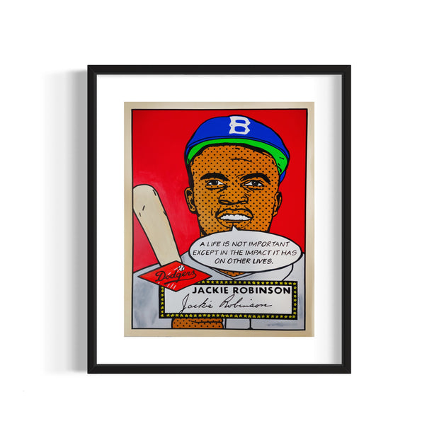 Jackie Robinson 1952 “Holy Grails” Series, 2024 Giclee Print