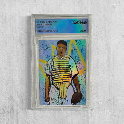 Josh Gibson 1/1 Foil Card Art