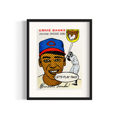 Ernie Banks 1954, 2024 Giclee Print