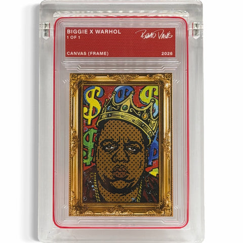 Biggie X Warhol 1/1 Fine Card Art