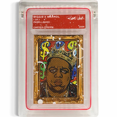 Biggie X Warhol 1/1 Fine Card Art