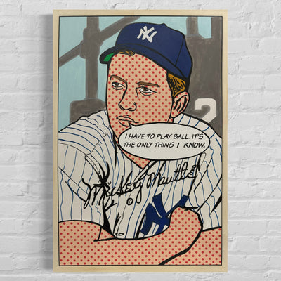 Mickey Mantle 1952-B "Talking Cards" Series, 2024.