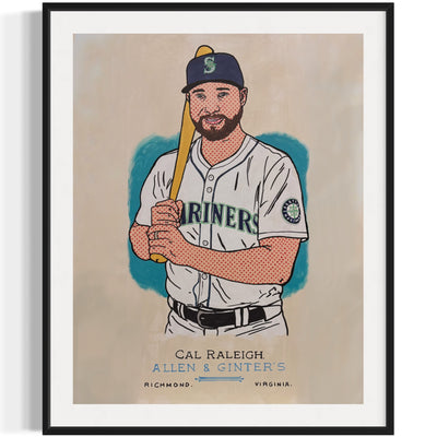 Cal Raleigh 1888, 2025 11x14 Giclee Print