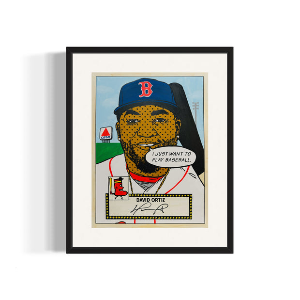 David Ortiz 1952 “Throwbacks”, 2024 Giclee Print