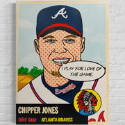 Chipper Jones 1953 “Throwbacks” Series, 2024.