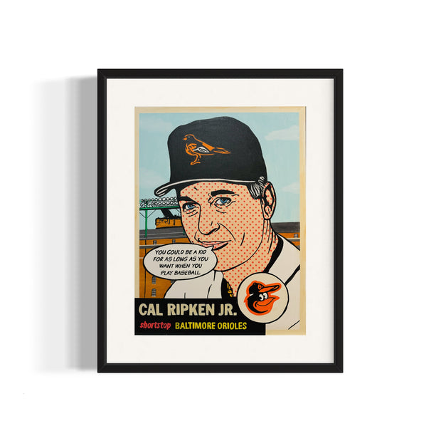 Cal Ripken Jr 1953 “Throwbacks”, 2024 Giclee Print