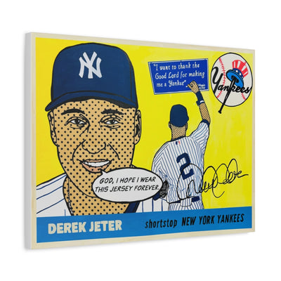 Derek Jeter 1955 Gallery Wrapped Canvas Print /5