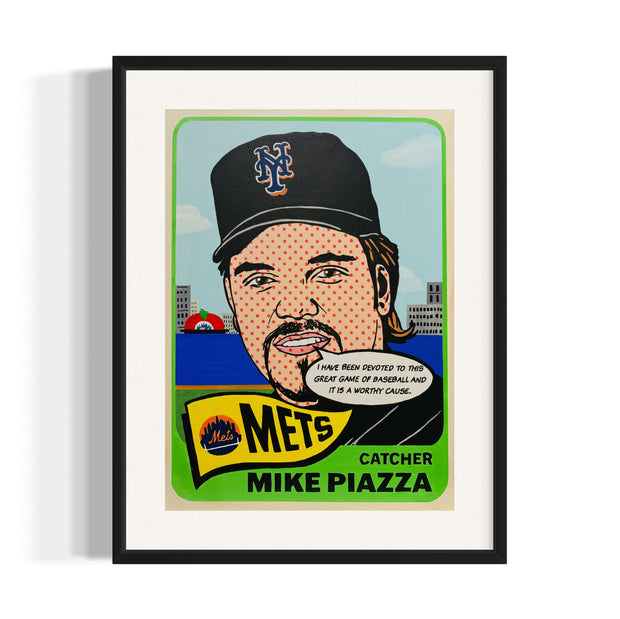 Mike Piazza 1965 “Throwbacks” Series, 2024 Giclee Print