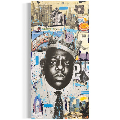Biggie, 2025. Original 1/1 Art on 10x20x1.5in Canvas