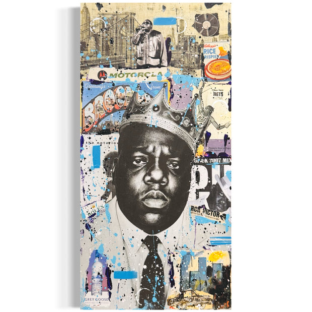 Biggie, 2025. Original 1/1 Art on 10x20x1.5in Canvas