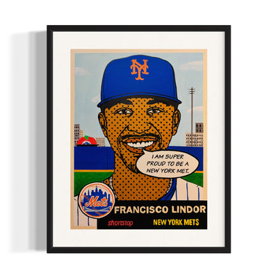 Francisco Lindor 1953 “Throwbacks”, 2024 Giclee Print