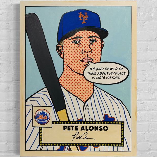 Pete Alonso 1952 “Throwbacks” Series, 2024.