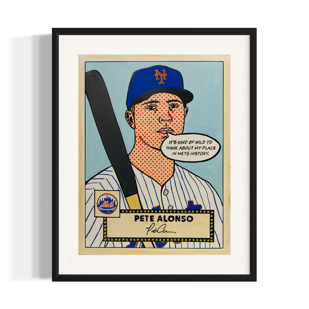 Pete Alonso 1952 “Throwbacks”, 2024 Giclee Print