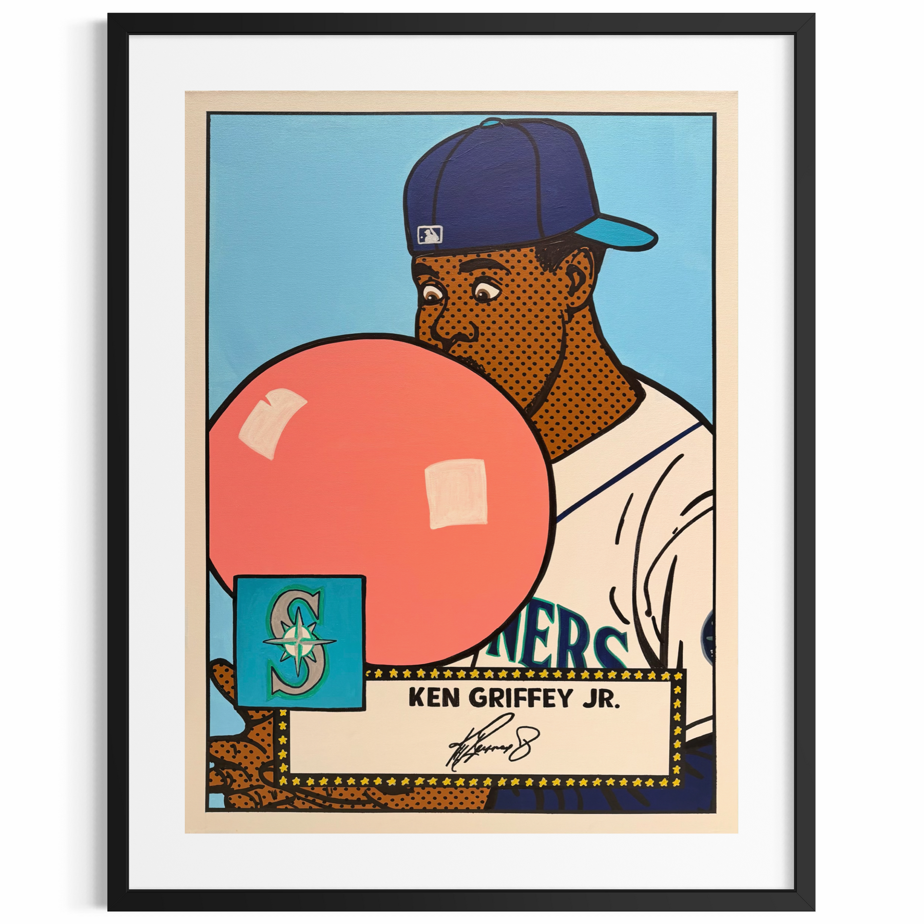 Ken Griffey Jr. 1952 Giclée Print – Brad Davis Art