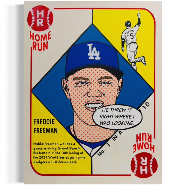 Freddie Freeman 1951 “Throwbacks” Series, 2024.