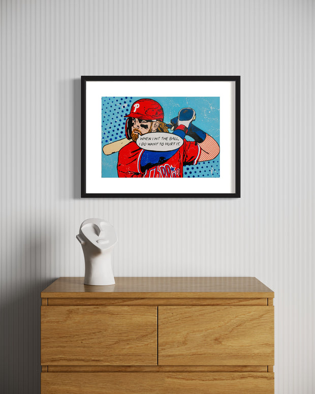 Bryce Harper "Today's Game", 2023 Limited Edition Giclee Print /10