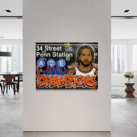 Champions at Last, 2026 Original 1/1 Work 30x40x1.5in