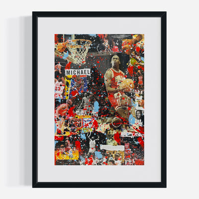 Michael Jordan 13"x19" Giclee Print