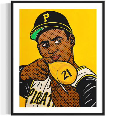 Roberto Clemente, 2025 11x14 Giclee Print