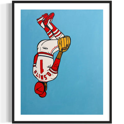 Ozzie Smith, 2025 11x14 Giclee Print