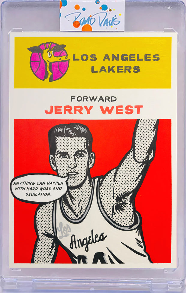 Jerry West 1961 Card Art – Brad Davis Art