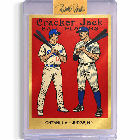 Ohtani & Judge Cracker Jack Card Art