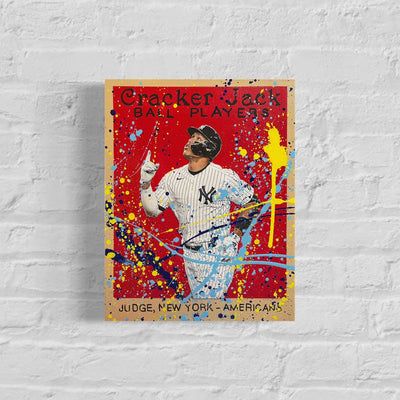 Aaron Judge 1/1 11x14 Cracker Jack Canvas Print