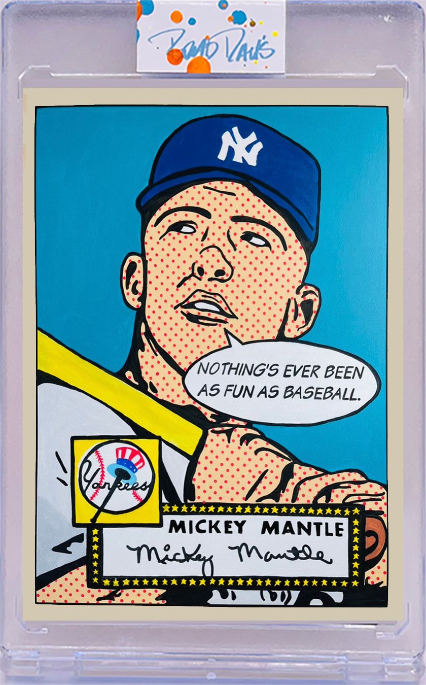 Mickey Mantle 1952 “Holy Grails” Series Card Art /10