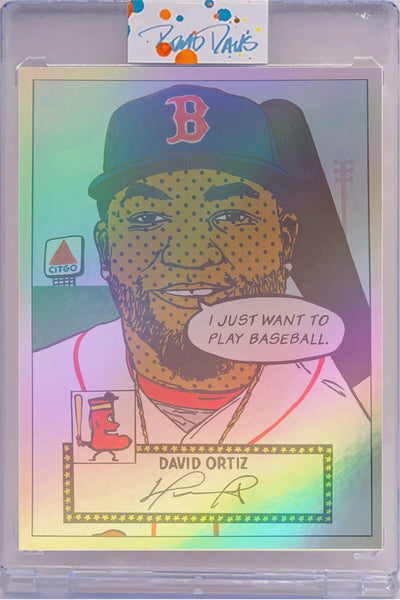 David Ortiz 1952 “Throwbacks” Card Art Foil /5