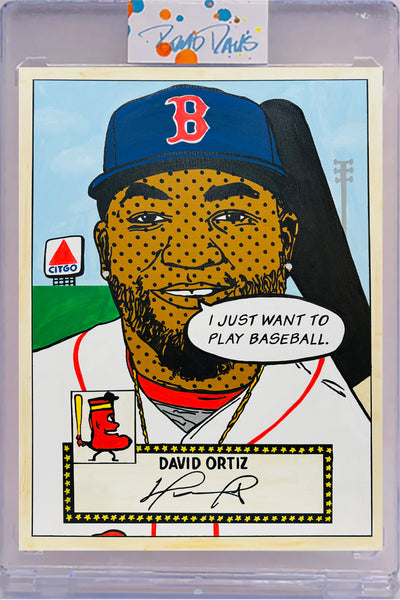 David Ortiz 1952 “Throwbacks” Card Art