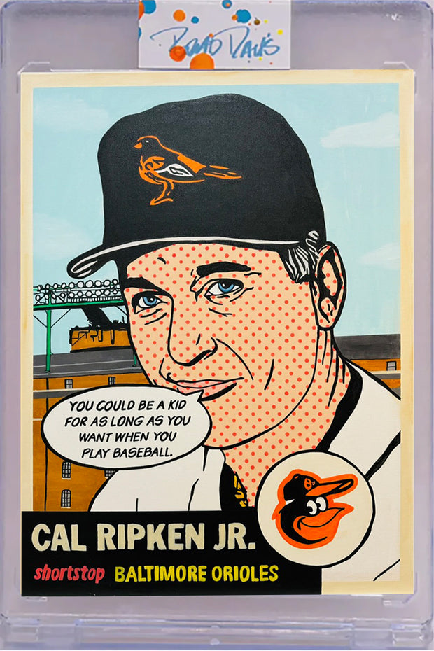Cal Ripken Jr 1953 “Throwbacks” Card Art – Brad Davis Art