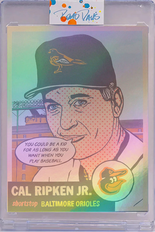 Cal Ripken Jr 1953 “Throwbacks” Card Art Foil /5