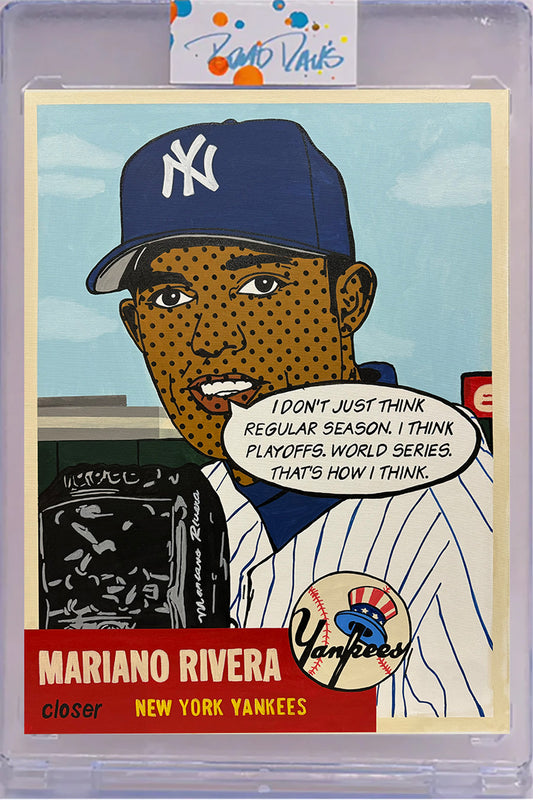 Mariano Rivera 1953 “Throwbacks” Card Art