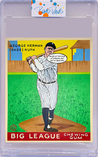 Babe Ruth 1933 “Holy Grails” Series Card Art /10