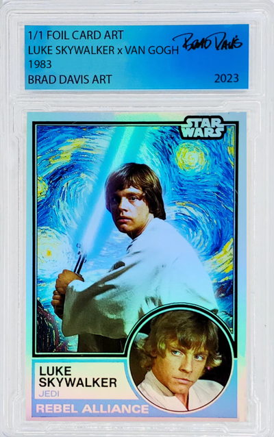 LUKE SKYWALKER x VAN GOGH 1/1 Foil Card Art