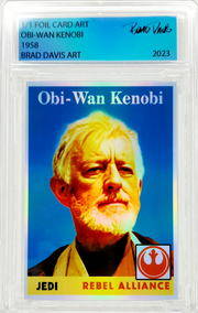 OBI-WAN KENOBI 1958 1/1 Foil Card Art