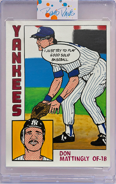 Don Mattingly 1984 Card Art