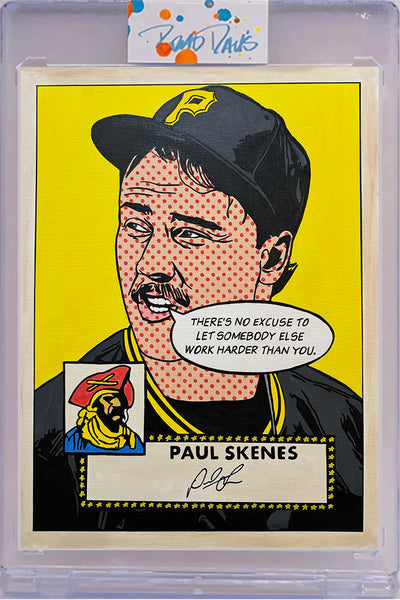 Paul Skenes 1952 “Throwbacks” Card Art