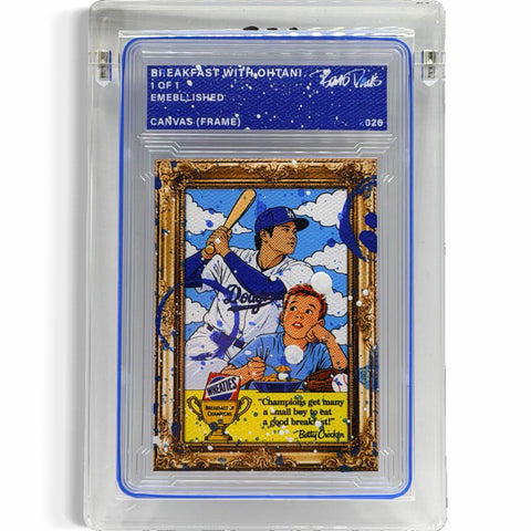 Breakfast with Ohtani 1/1 Fine Card Art