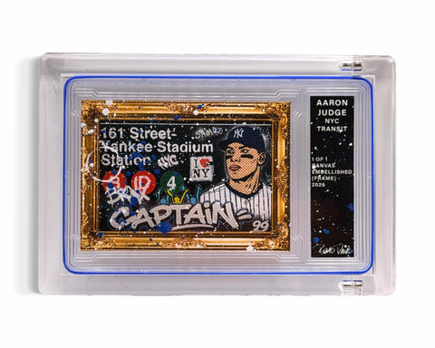 Aaron Judge NYC Transit 1/1 Fine Card Art