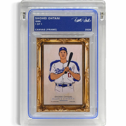 Shohei Ohtani 1888 1/1 Fine Card Art