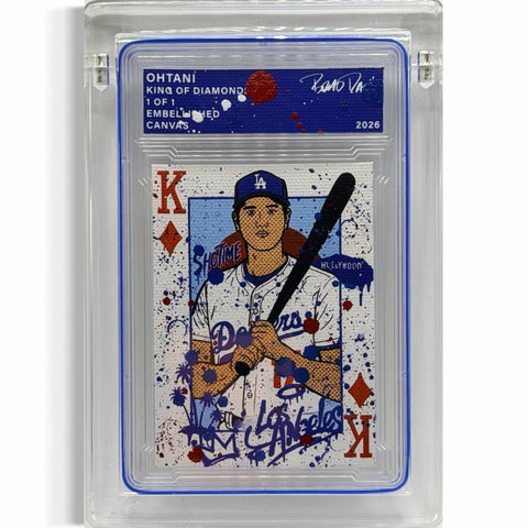 Ohtani King of Diamonds 1/1 Fine Card Art