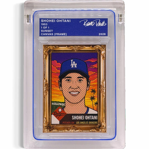 Shohei Ohtani 1953 1/1 Fine Card Art