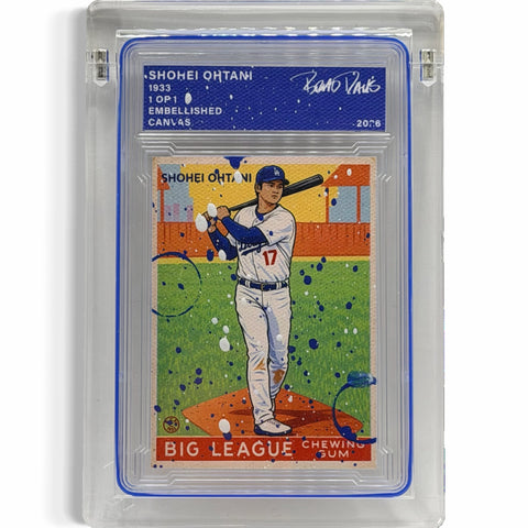 Shohei Ohtani 1933 1/1 Fine Card Art